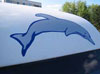 Wohnmobil Alcoven mit Delfin Aufkleber
