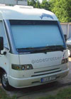 Wohnmobil mit Delfin Aufkleber