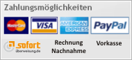 unsere Zahlungsarten für Aufkleber