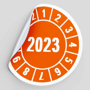 Pr&uuml;fplakette Jahrespr&uuml;fplakette 2023