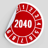 Prüfplakette Jahresprüfplakette 2040
