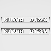 Kubota B1200 Aufkleber Set