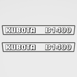 Kubota B1400 Aufkleber Set