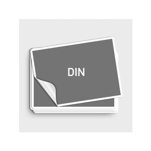 Etiketten im DIN Format