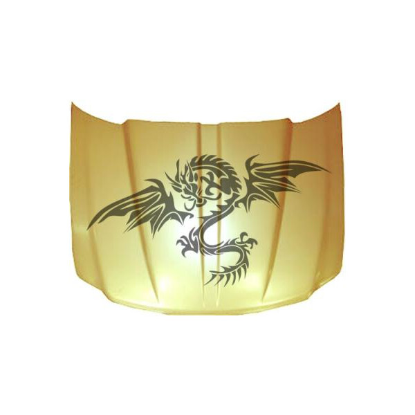 Autoaufkleber für die Motorhaube "Drachenherz"