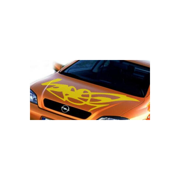 Autoaufkleber für die Motorhaube. "Hip Hop sign"