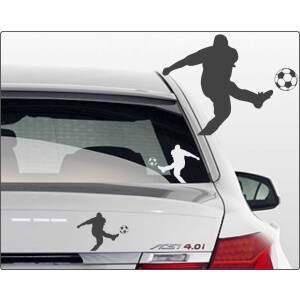 Fu&szlig;ball Sticker f&uuml;rs Auto