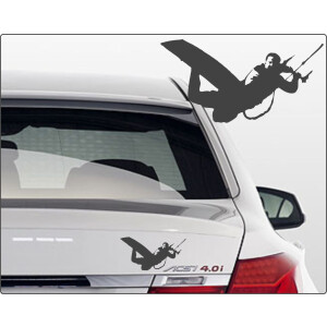 Kiteboardaufkleber f&uuml;rs Auto