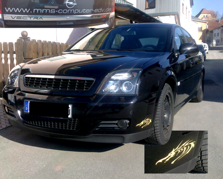 Auto Aufkleber Opel Vectra Auto Aufkleber Opel Vectra