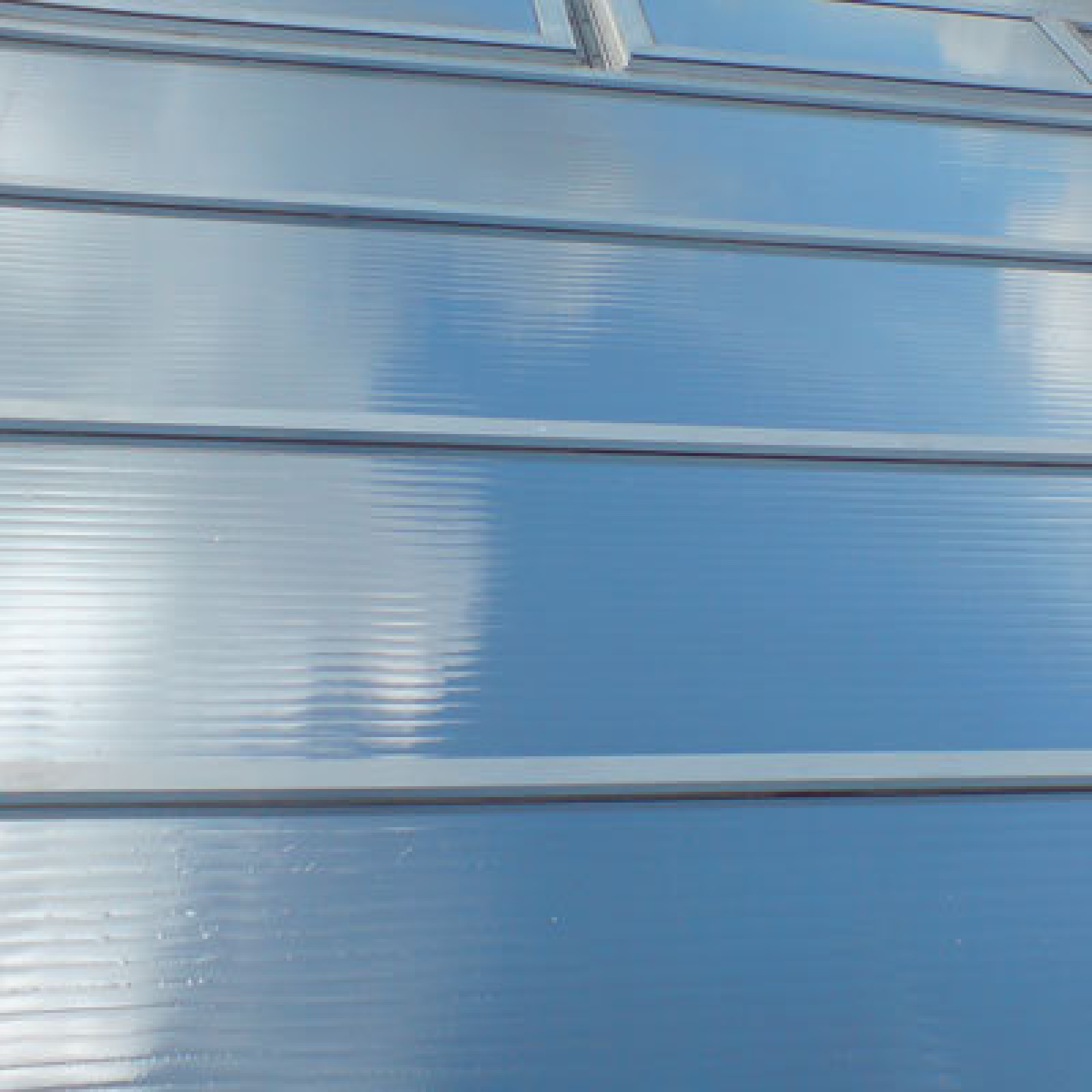 Verspiegelung von KunststoffFenster, für Boote,