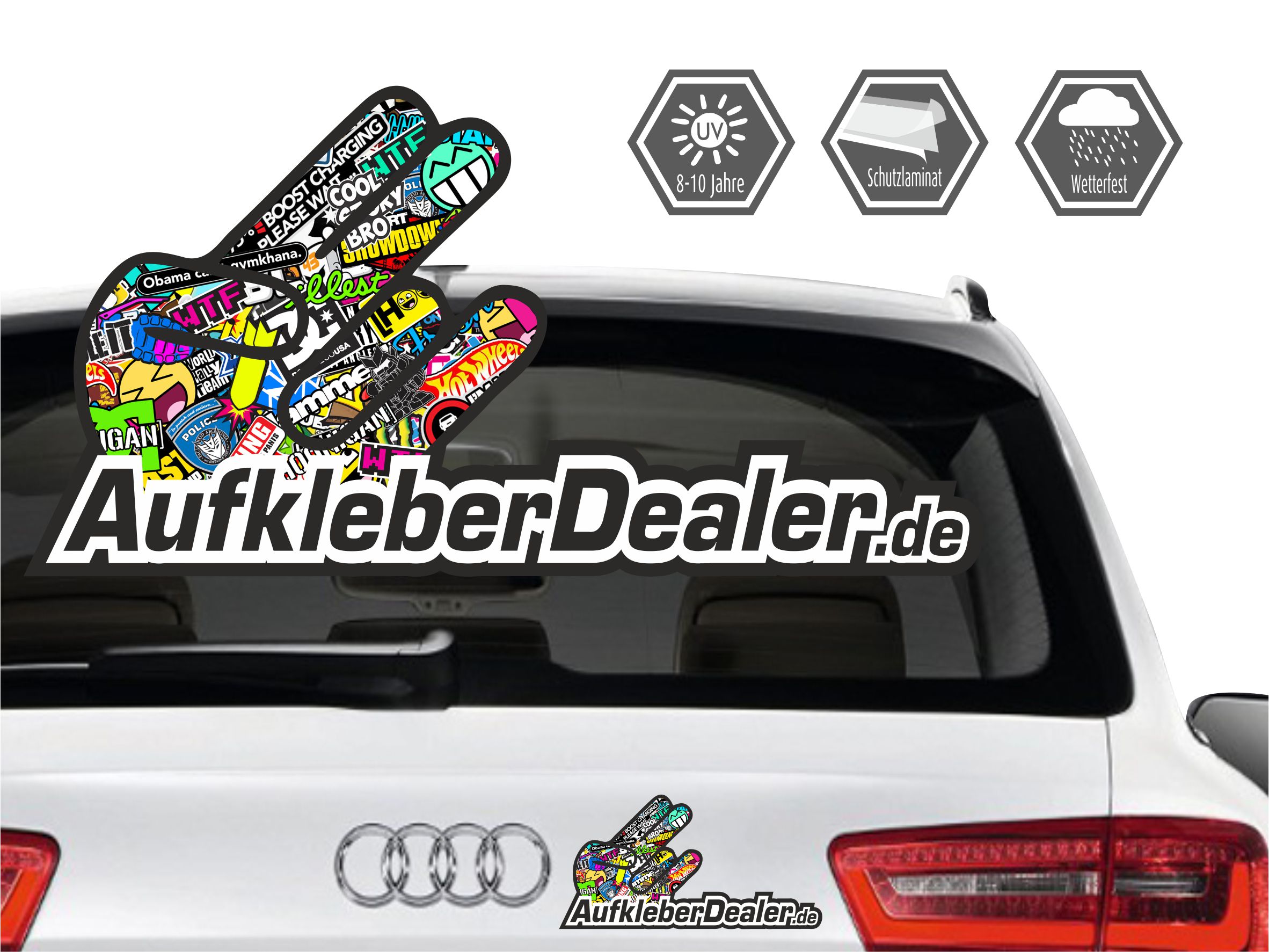 Promotion Aufkleber für