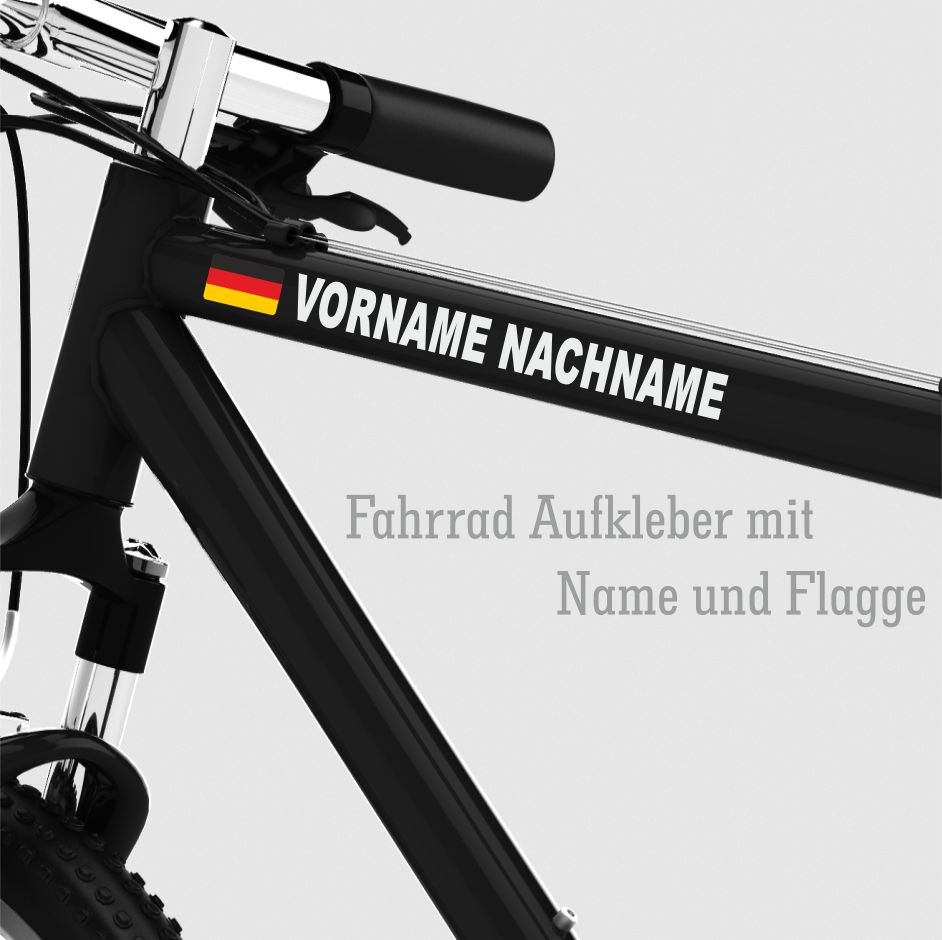 Deutschland Fahrrad Flagge für den Lenker EM Fahrrad Fahne am Stab