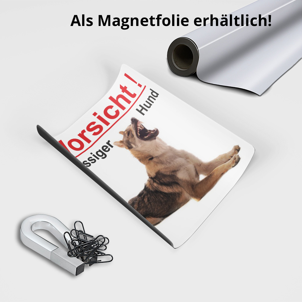 3xAufkleber Vorsicht Rattengift Schild UV-Lack Hundeschreck Hundeabwehr 