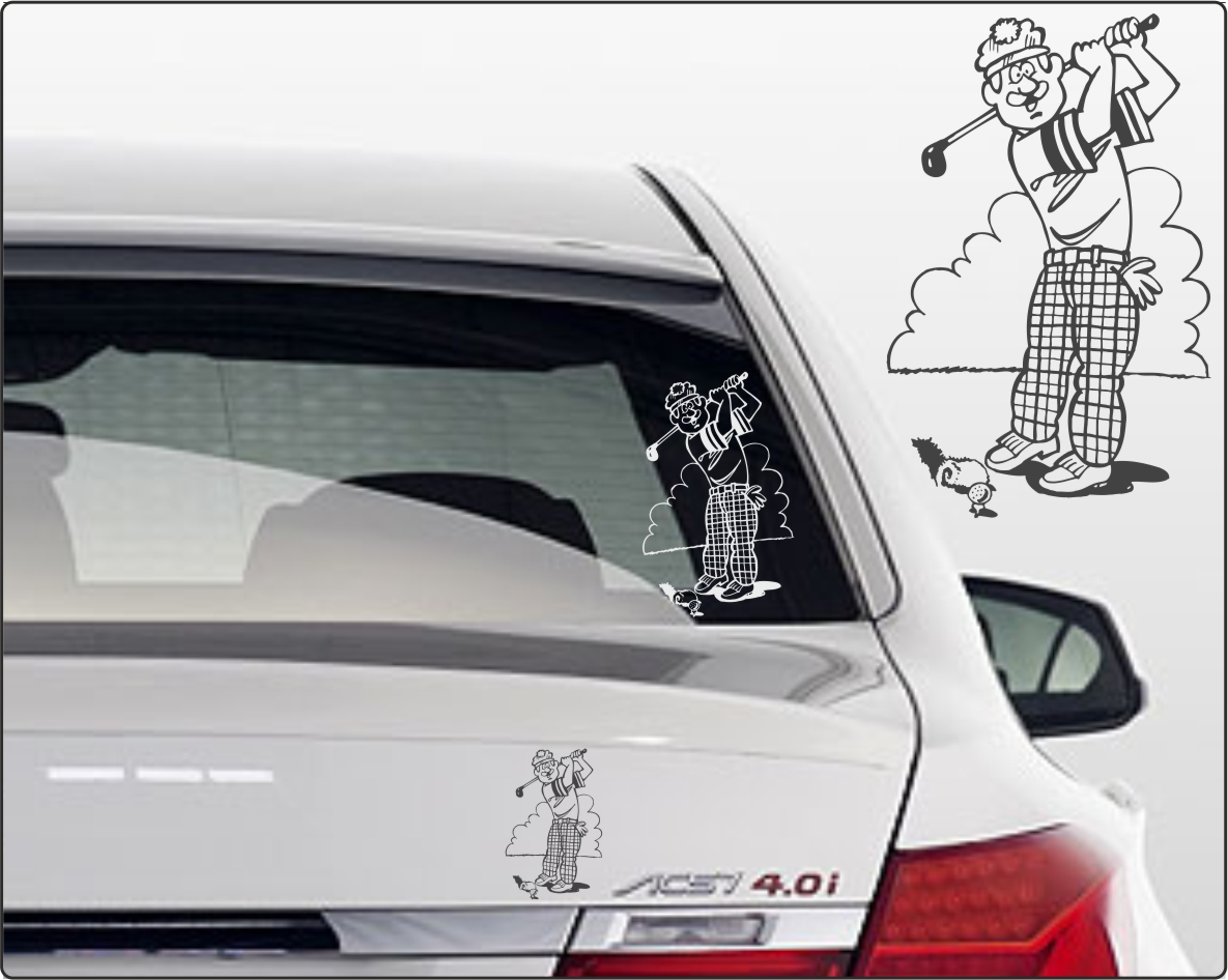 Sag Doch Einfach Wir Fahren Golf Aufkleber Aufkleber Golfer - Autoaufkleber Golfspieler