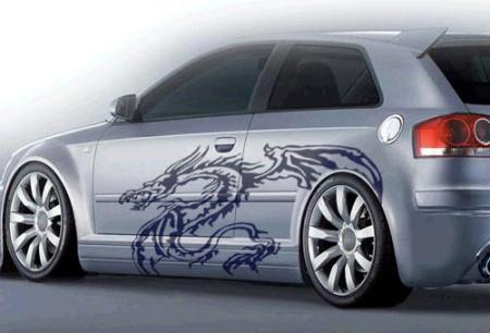 Autoaufkleber Dragon Decal über 60 Folienfarben