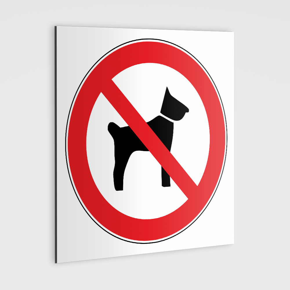 3341 Hunde verboten Achtung Schild Folie Hinweis Warnung Art.-Nr 