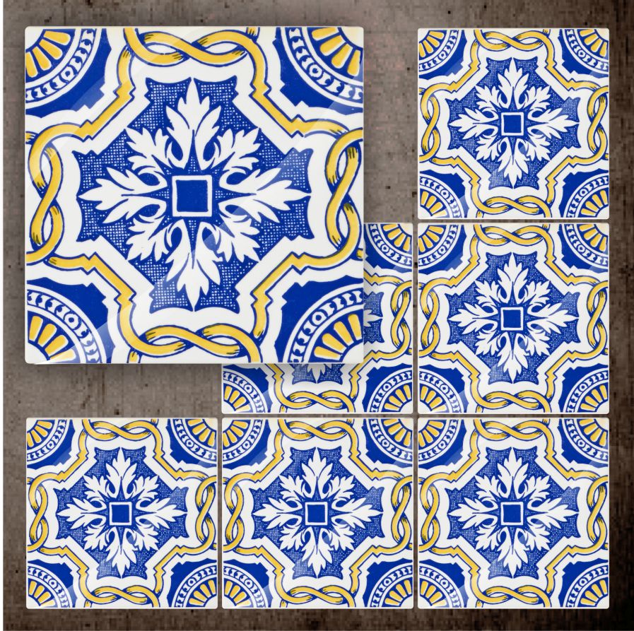 Fliesenaufkleber - Klebefliesen - antike Fliesen 31