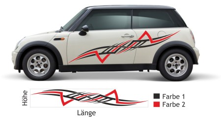 Aufkleber und Dekore - Autoaufkleber - Autoaufkleber Tuning - Tuningaufkleber für Autos - Cardecal Cool Staff