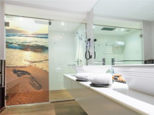 Duschkabinen Aufkleber / Duschkabinen Dekore - Deko Duschkabine für Ihr Zuhause