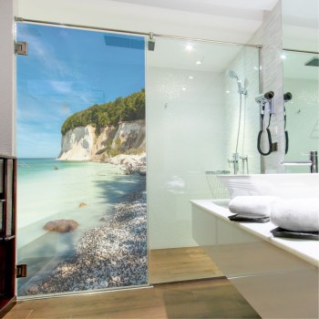 Sichtschutz für die Dusche, hochwertige Duschkabinen