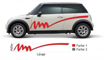 Carstylingaufkleber fürs Auto