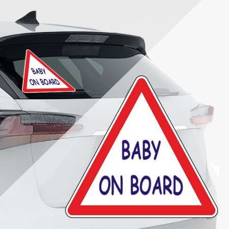 Baby On Board Aufkleber - Baby an Bord Aufkleber - Achtung