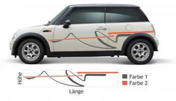 Folientunig mit Car-Tattoos und Dekorfolien