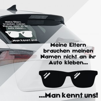 Postkarte zum kleben aufs Auto