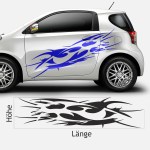 Aufkleber und Dekore - Autoaufkleber - Autoaufkleber Tuning - Folientuning mit Klebefolien fürs Auto