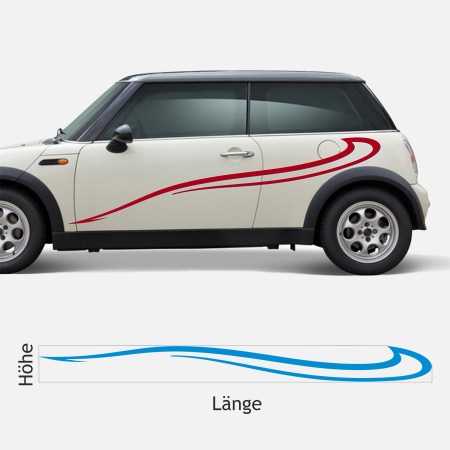 Aufkleber und Dekore - Autoaufkleber - Autoaufkleber Tuning - Klebefolien fürs Auto - Optik Tuning für Autos -