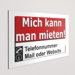 Aufkleber und Etiketten Shop - Hinweis und Verbotsaufkleber - Schilder Shop - Schilder und Magnetfolien - zu vermieten Schilder & zu verkaufen Schilder - zu verkaufen - zu vermieten Schilder - Aufkleber - 