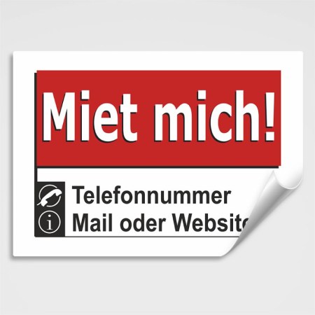 Wohnung zu verkaufen von privat Aufkleber 