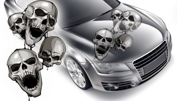 Autoaufkleber skulls Totenköpfe