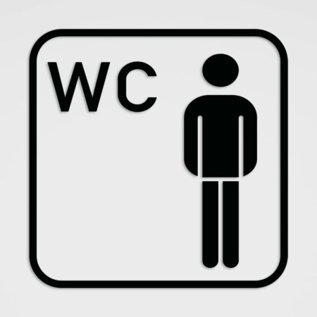 AUSVERKAUF! Hinweisschild, WC Toilette Damen Frauen Schild oder Klebeschild 