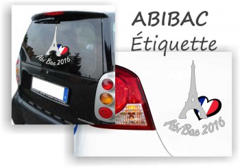 Abitur Aufkleber ABIBAC Etiquette 