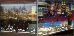 Schöner Wohnen - Dekorationsfolie für Fenster - Großes Aufkleber Set Weihnachten 171 x 66 cm - Happy New Year Christmas Sticker