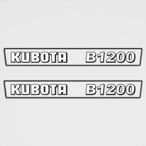 Traktor Aufkleber - Kubota B1200 Aufkleber Set