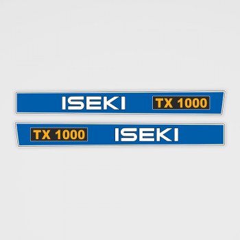 ISEKI TX 1000 Aufkleber