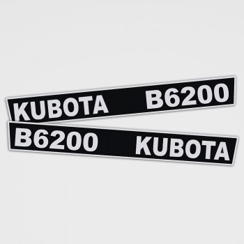 Kubota B 6200 Aufkleber Set