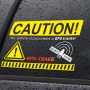 Aufkleber und Etiketten Shop - Hinweis und Verbotsaufkleber - Sicherheits Schilder,- Warnhinweise,- Gefahrenschutz - GPS Tracker Aufkleber transparent bedruckt, 18 Stk auf einem Bogen