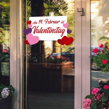 Valentinstag Aufkleber im Konturschnitt Aufkleber oder Adhäsionsfolie