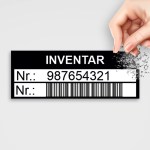 Aufkleber und Etiketten Shop - Barcode Etiketten, Nummerierte Etiketten, QR-Codes - Sicherheits-Etiketten für Ihr Inventar
