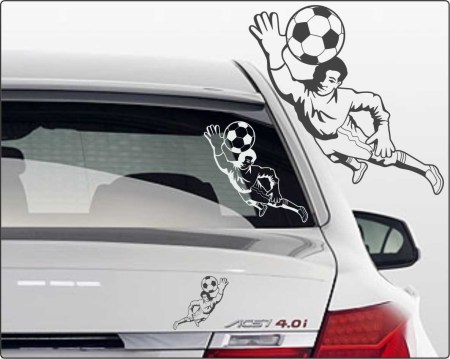 Aufkleber Fun-Sport und Hobby - Autoaufkleber Fußball Aufkleber - Fußball Aufkleber fürs Auto