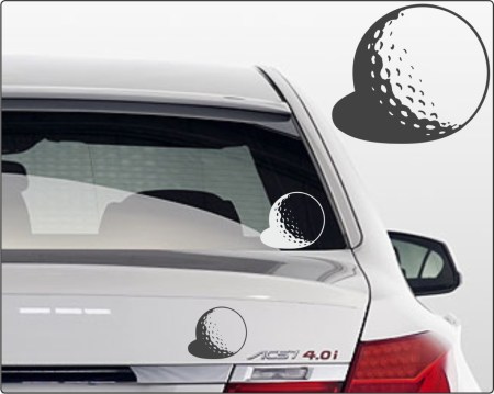 Aufkleber Fun-Sport und Hobby - Golfsport Autoaufkleber Aufkleber golfen - Aufkleber Golfer 