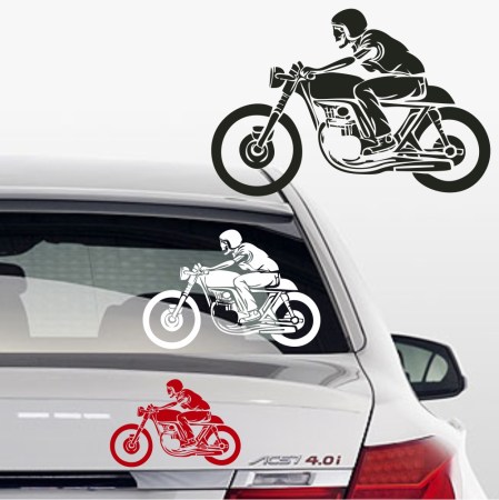 Motorrad Aufkleber - Biker Sticker