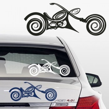 Hellweg Druckerei Motorrad Biker ausser Dienst! Moped Bike Mopped Auto  Aufkleber Sticker Heckscheibenaufkleber