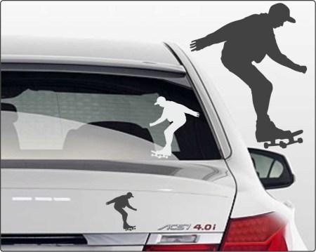 Aufkleber Fun-Sport und Hobby - Aufkleber Skateboard Autoaufkleber - Skateboard Sticker