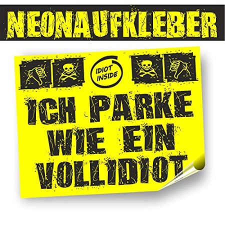 Hinweiszettel, Sticker etc. für Falschparker - Ladesäulen / Status