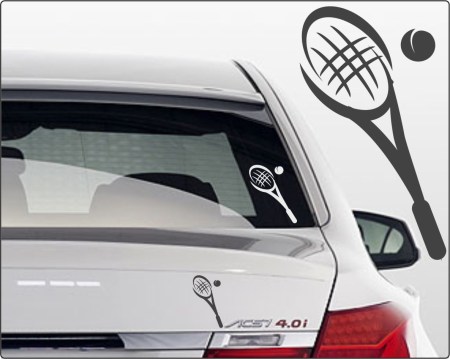 Aufkleber Fun-Sport und Hobby - Tennis Aufkleber Autoaufkleber Tennissport - Tennis Sticker