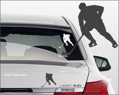 Aufkleber Fun-Sport und Hobby - Aufkleber Wintersport Autoaufkleber - Aufkleber Eishockeyspieler